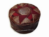 POUF / TABOURET EN CUIR