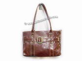 LEATHER HANDBAG